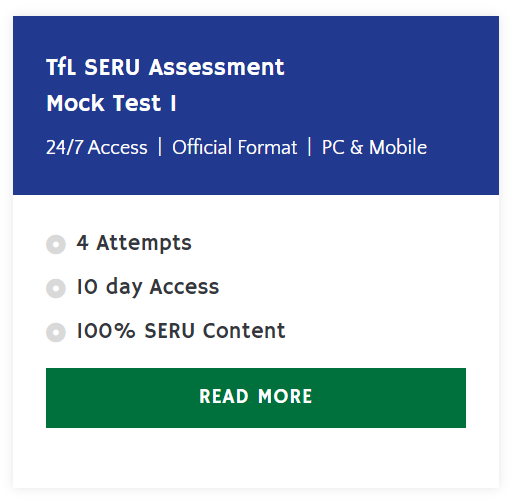 TfL SERU Mock Test
